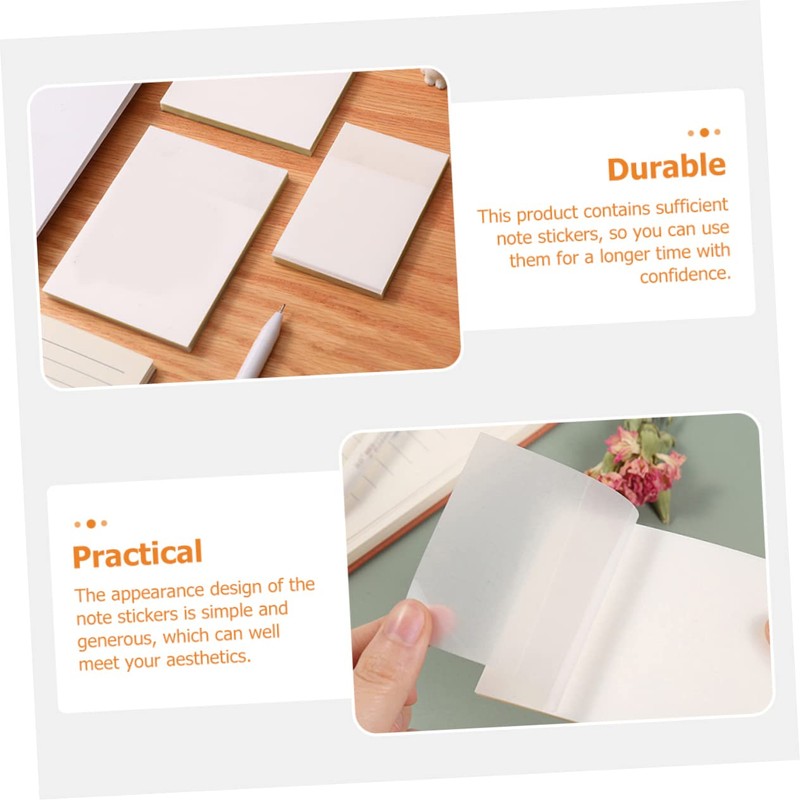 Operitacx Pack of 6 Sticky Note Sticky Note Memo Stickers