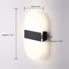 Maichis 2Pack LED RV Vanity Wall Sconce with Switch, 12Volts