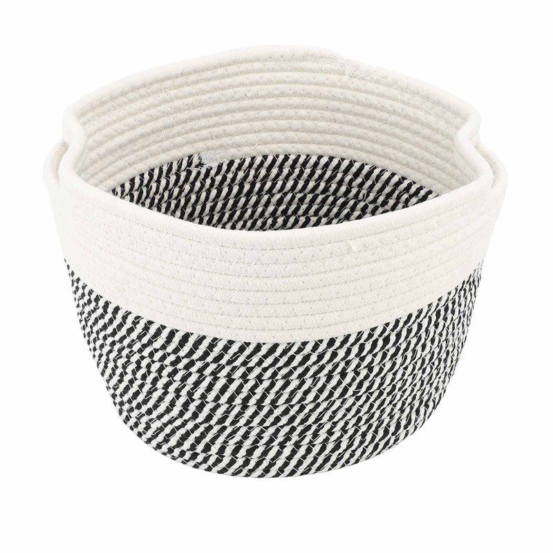 Foldable Laundry Basket Multipurpose Large Capacity Cotton Linen Woven Collapsible