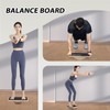 ZUKAM Multi-Function Wooden Slant Board & Balance Board, Adjustable Incline