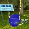 Original High Back Full Bucket Toddler Swing Seat with Plastic