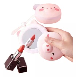 Okady Espejo De Maquillaje Luz Led Ventilador Recargable Portátil