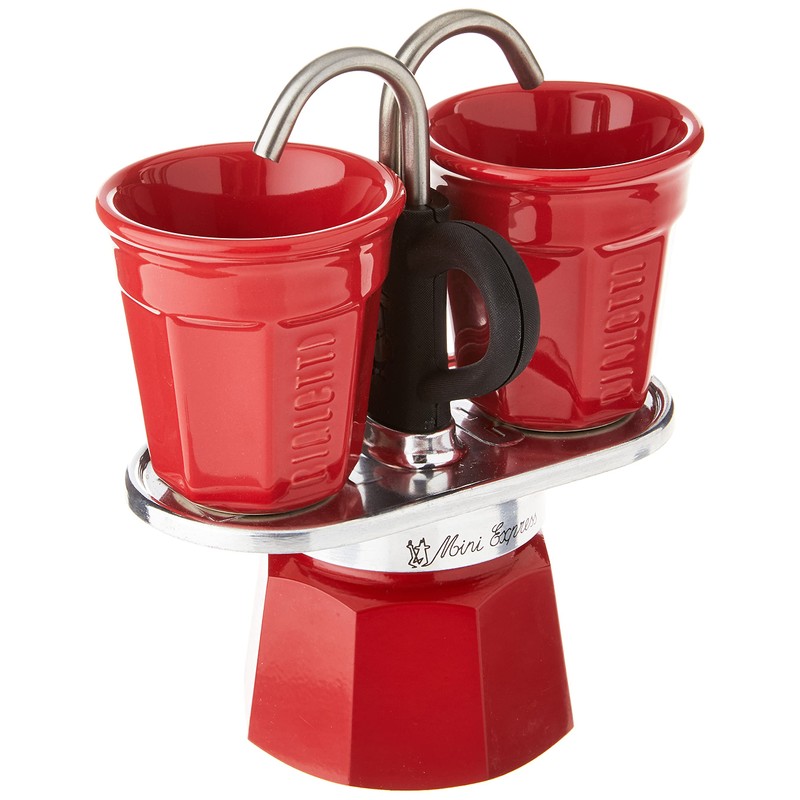 Bialetti - Mini Express Color: Moka Set includes Coffee Maker
