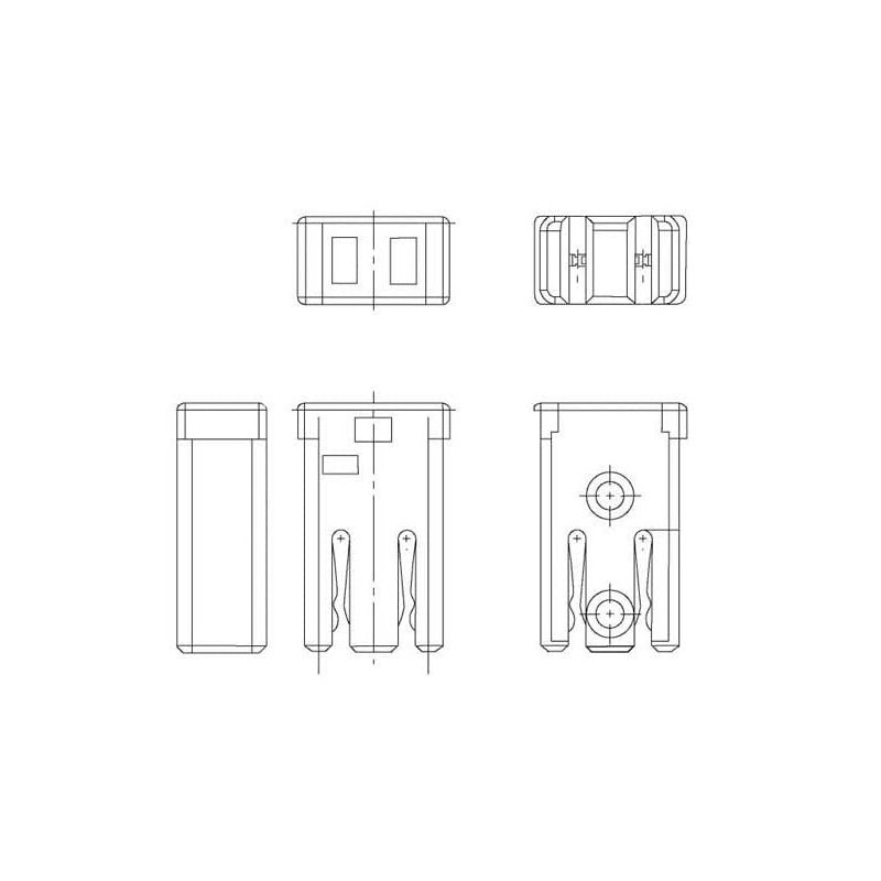 HELLA 8JS 218 228-041 Fuse - MCASE - 30A -
