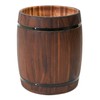 Tomato Garden Wooden Utensil Holder, Brown, Barrel Shape, Holds Spoons