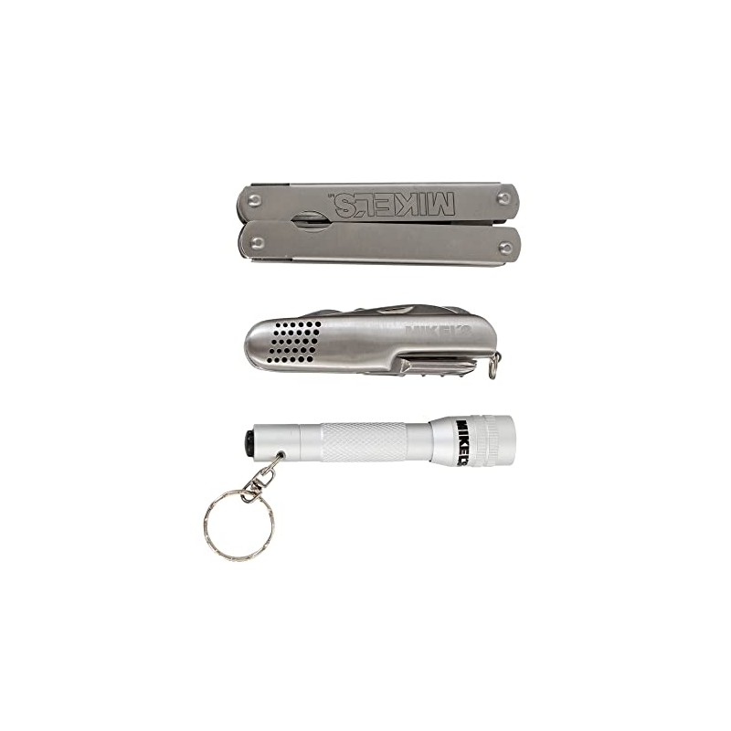 Multiherramientas kit multiusos navaja con lámpara 3 en 1