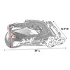 Pet Gear Happy Trails Lite Pet Stroller for Cats/Dogs, Zipper