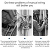 WADY Wire Twisting Tools, 3 Pcs No-Peeling Wire Stripping Tool