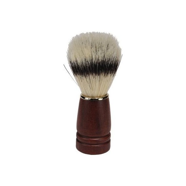 Kingsley Bristle Shave Brush Dark Wood Handle