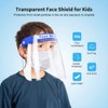 Sable Kids Safety Face Shield 10 Pack - Reusable, Adjustable,