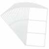 Hybsk 60 PCS Rectangle Removable Labels for Jars Containers Pantry