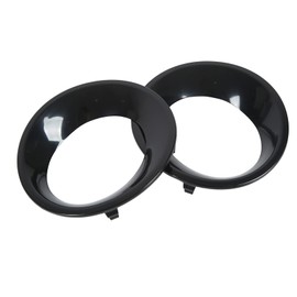 Bediffer Fog Light Cover Shockproof 2pcs/set 51113423789 Fog Light Ring Trim Light ABS Wear-Resistant for Car Replacement for X3 E83 2007-2010