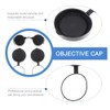 Binoculars Cover, 3 Pieces 42 mm Lens Cover, Rubber Dust