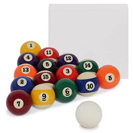 Superbilliards Billiard Pool Ball Deluxe Set 2 ¼” - 57.2 mm