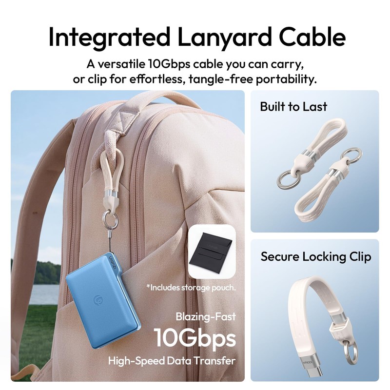 ULANZI DC01 Memory Card Case & USB-C Reader, 4 SD