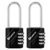 Disecu 2 Pack 4 Digit Combination Lock 2.5 Inch Long