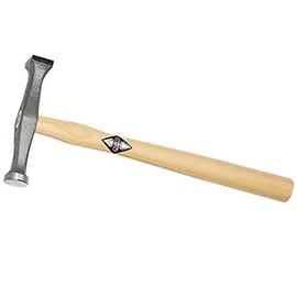 Picard 0016801-0300 300 g Planishing Hammer with Round/Square Faces - Brown/Silver