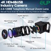 ELP Cámara USB HDMI 4K con zoom manual – Cámara