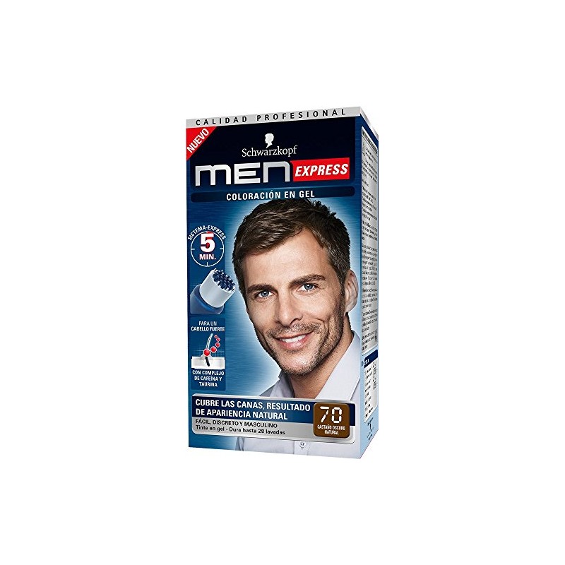 Men Express Tinte para Cabello 70 Est, 40 ml, color