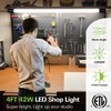6 Pack 4FT Linkable LED Shop Light, Utility Shop Light