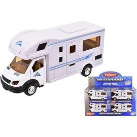 KandyToys Motorhome Caravan Die Cast Metal | 1:40 Scale | Kids Toy