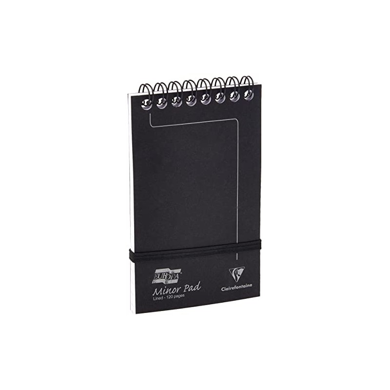 Clairefontaine Europa Minor Notepad Wirebound Elasticated Ruled 80 gsm 120