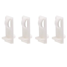 TOP-VIGOR 20Pcs Plastic Shelf Support Pegs, 5mm Cabinet Shelf Clips, Cupboard Shelves Locking Furniture Installation Accessories for Kitchen Book Shelves Supplies