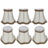 6Pcs Desktop Table Lamp Cover Fabric Lampshade Accessory for E14