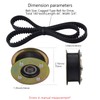 131-4529 125-2532 Pulley Kit/120-3335 Belt-Synchronous Compatible with Toro 30" Deck