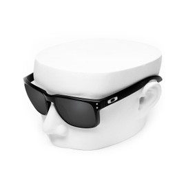 OOWLIT Replacement Lenses Compatible with Oakley Holbrook OO9102 Sunglass Black Non-polarized