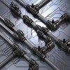 Innfeeltech 60 pieces 8 mm black push-to-connect pneumatic fitting kit,