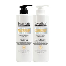 Combo LoverHair Professional Nutrition Biotin & Collagen Hydrate & Revive Colour Care Shampoo & Conditioner 2 x 20.3 fl oz (2 x 600ml)