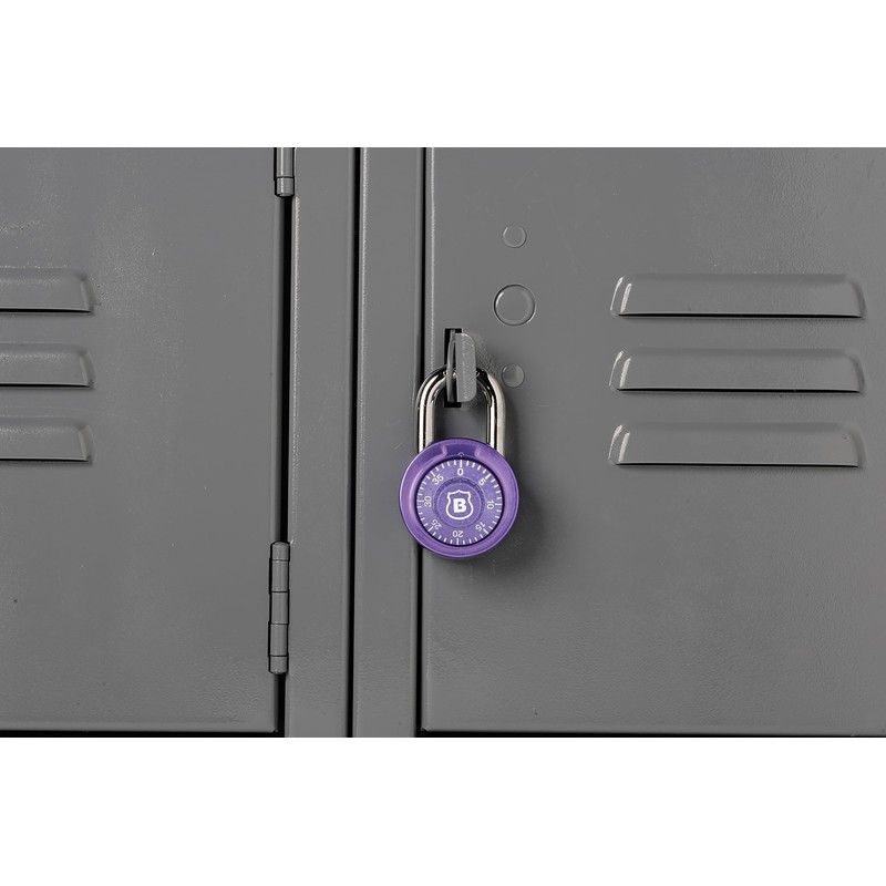 Brinks 48mm Anodized Dial Combination Lock, 2 Pack - Available