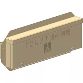 Orbit UM1020-PH SINGLE RESIDENCE SERVICE ENCLOSURE WITH EMBOSSED "TELEPHONE"TEXT