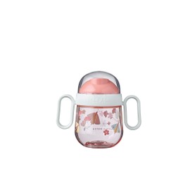 Mepal - Non-Spill Sippy Cup Mio - Sippy Cup 6+ Months - Baby Sippy Cup - Dishwasher Safe & BPA-Free - 200 ml – Flowers & Butterflies