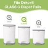 Refills Compatible with Dekor CLASSIC Diaper Pail Refills | 4