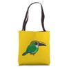 Birdorable Northern Emerald Toucanet Cute Little Toucan Bird Tote Bag