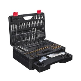KingTool 400 Pcs Drill Bit Set - Drill Bits Screwdriver Bit Set Case with Drawer, Bit Set Designed for Various Drilling & Screw Driving Tasks for Metal, Wood, Masonry, Perfect for DIY Projects