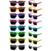 16 Pack Pixeled Sunglasses Bulk Miner Pixel Theme Party Glasses