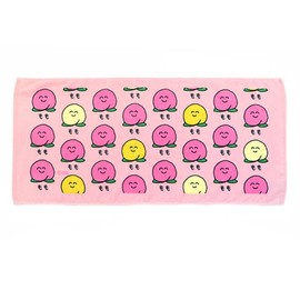 Okutani Corporation Oekaki-san Series Face Towel, Momo-san 100% Cotton