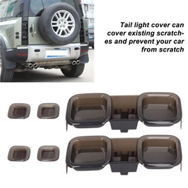 Car Tail Light Cover Decorative Replacement, Tail Light Decorative Trim Cover, for Defender 110 Engine Specifications, for Land Rover Defender 110 L663 2020 and Up