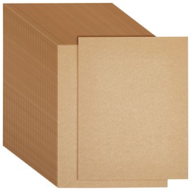 Best Paper Greetings Cardstock Paper Sheets - 8.5 x 11 In, 120 GSM, 48-Pack, Brown - Kraft Paper Cardstock for Invitations, Announcements & Crafts