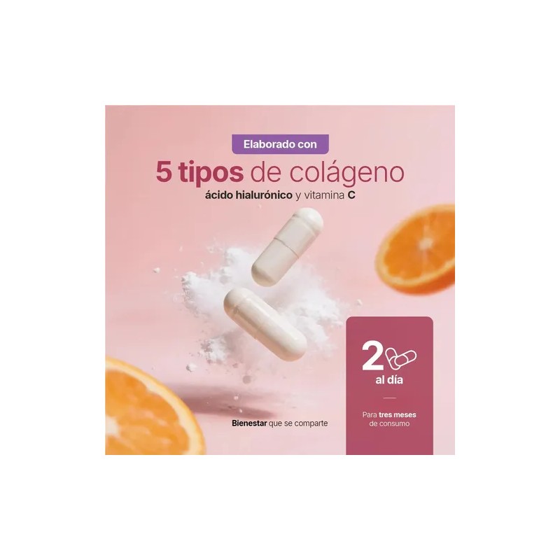 Mezcla Colágenos Tipo Iii 180 Cápsulas Life