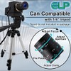 ELP Cámara USB 4K con micrófono Zoom manual Cámara web