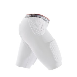 McDavid Hex Thudd Shorts, White, Small