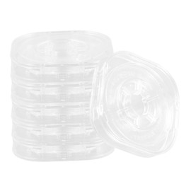 BESPORTBLE 5pcs Fishing Line Winding Plate Transparent Fishing Line Spools Durable Protects Hooks Wires Compact Lightweight Design