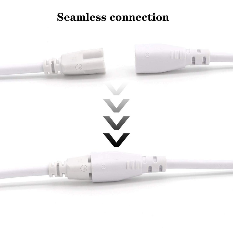 3Pcs-T5 T8 LED Tube Connector Cable Wire 9 inch Double