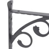 OVOV 6 Pack Decorative Shelf Brackets Wall Mounted Shelving Brackets