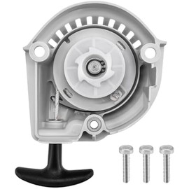 Rewind Starter Recoil Starter Compatible with Stihl FS94R KM94R HL91K HL94 HL94K FS94 KM94 HL91 FS94C FS94RC Replaces 4149 190 4001, Trimmer Starter