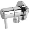 Design Angle Valve 1/2 x 1/2 Inch Chrome-Plated Brass Ball Valve with Ceramic Seal
